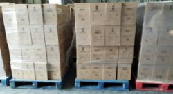 PALLET OF APPROXIMATELY 64 BOXES OF 12 BRAND NEW GREY MIXER GLASSES