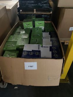CAR PARTS PALLET OF X59 STARTER MOTORS & ALTERNATORS - WITH STOCK LIST