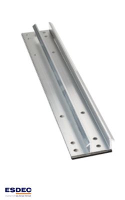 PALLET OF CLICKFIT EVO MOUNTING PROFILE TRAPEZOIDAL METAL ROOF PORTRAIT