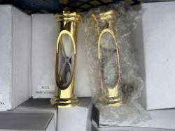 20 X BOXED GOLD COLOURED EGG TIMERS