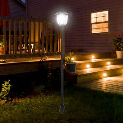 **NEW**BRIGHTEN YOUR NIGHTS: DECORATIVE SOLAR LIGHT POST>>DELIVERY AVAILABLE<<