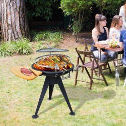 **NEW**PATIO FIRE PIT BARBECUE DOUBLE GRILL STOVE OUTDOOR BRAZIER BURNER BBQ>>DELIVERY AVAILABLE<<