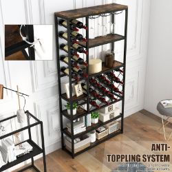 **NEW**RUSTIC CHARM AND FUNCTIONALITY: WINE STORAGE SOLUTION>>DELIVERY AVAILABLE<<