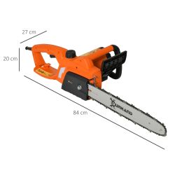 **NEW** DURHAND ELECTRIC CHAINSAW GARDEN TOOLS 2000 W, 40 CM BLADE CORDED ALUMINUM