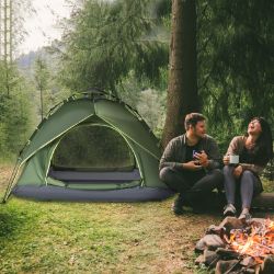 **NEW**2 MAN POP UP TENT CAMPING FESTIVAL HIKING FAMILY TRAVEL SHELTER>>DELIVERY AVAILABLE<<