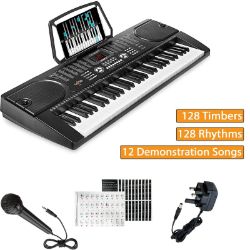**NEW** GET READY TO ROCK WITH THIS 61 KEYS ELECTRONIC TEACHING KEYBOARD DIGITAL MUSIC PIANO