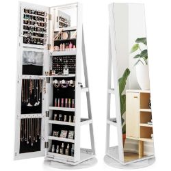 **NEW**ILLUMINATE YOUR BEAUTY ROUTINE WITH LED JEWELRY CABINET>>DELIVERY AVAILABLE<<