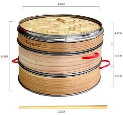 **NEW**CULINARY CRAFTSMANSHIP: BAMBOO STEAMER AND ACCENTS>>DELIVERY AVAILABLE<<
