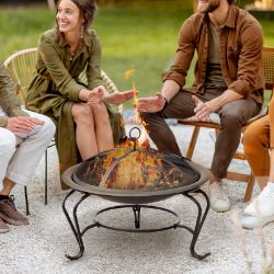 **NEW**OUTDOOR FIRE PIT WOOD LOG BURNING HEATER GARDEN STOVE PATIO BRAZIER >>DELIVERY AVAILABLE<<