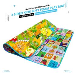 **NEW**DISCOVER, PLAY, AND LEARN: 2-SIDED BABY CRAWL MAT >>DELIVERY AVAILABLE<<