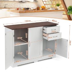 **NEW**ELEVATE YOUR HOME DECOR WITH OUR MULTI-FUNCTIONAL BUFFET SIDEBOARD>>DELIVERY AVAILABLE<<