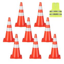 GET YOUR BRAND NEW 6-PACK TRAFFIC CONES AND ENHANCE SAFETY TODAY DELIVERY AVAILABLE