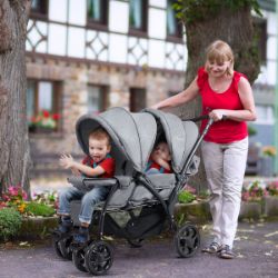 **NEW**TWO TIMES THE JOY: DOUBLE BABY STROLLER>>DELIVERY AVAILABLE<<