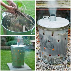 **NEW**GARDEN WASTE GONE: EASY ASSEMBLY 90L INCINERATO>>DELIVERY AVAILABLE<<
