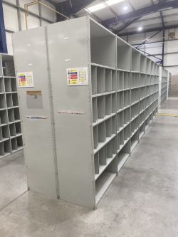 16 BAYS X ADJUSTABLE WAREHOUSE SHELVING - (CAN BE DISMANTLED)