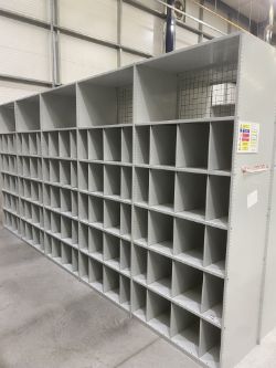 10 BAYS X ADJUSTABLE WAREHOUSE SHELVING - (CAN BE DISMANTLED)