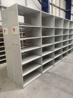 16 BAYS X ADJUSTABLE WAREHOUSE SHELVING - (CAN BE DISMANTLED)