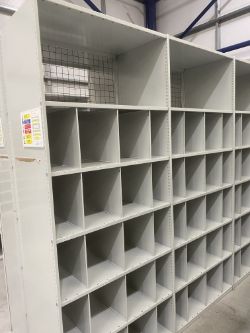 10 BAYS X ADJUSTABLE WAREHOUSE SHELVING - (CAN BE DISMANTLED)