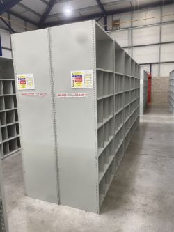12 BAYS X ADJUSTABLE WAREHOUSE RACKING - (CAN BE DISMANTLED)