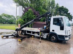 IVECO 75E15 4X2 CITY RECOVERY TRUCK C/W AMCO VEBA 8500SS 2S CRANE & VEHICLE CRADDLE