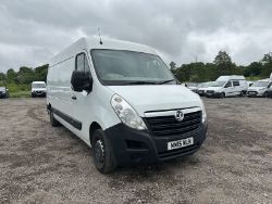 2015 VAUXHALL MOVANO F3500 CDTI FWD LWB PANEL VAN MOT'D STARTS AND DRIVES