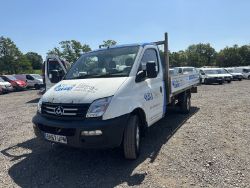 2018 LDV V80 TD LWB CHASSIS CAB DROPSIDE FLATBED