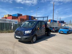 2015 FORD TRANSIT 2.2TDCI 125PS RWD 350 7SEAT CREWCAB TIPPER ONLY 87066 MILES