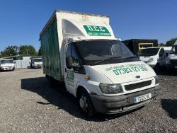 2000 FORD TRANSIT 350 LWB TD LUTON BOX VAN CURTAINSIDE SPARES OR REPAIRS