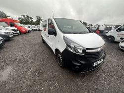 2017 VAUXHALL VIVARO 2900 MWB EURO 6 CREW CAB VAN 1.6 MOT'D STARTS AND DRIVES