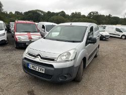 WORK IN STYLE: 2013 CITROEN BERLINGO L1 DIESEL VAN IN SLEEK SILVER ONLY 83K MILES (NO VAT ON HAMMER)