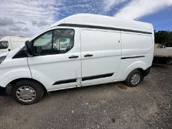 2019 FORD TRANSIT CUSTOM HIGH ROOF VAN ONLY 95K MILES - MOT JAN 2024 - NO VAT ON HAMMER