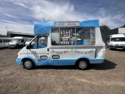 FORD TRANSIT WHIMSICAL ICE CREAM CRUISER WITH WORKING MACHINE - ONLY 55K MILES (NO VAT ON HAMMER)
