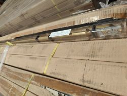 DOUBLE PALLET CONTAINING OVER 130 NEW METAL CURTAIN POLES WITH RINGS