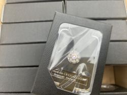 12 X SWAROVSKI CRYSTAL ELEMENTS PILL POTS