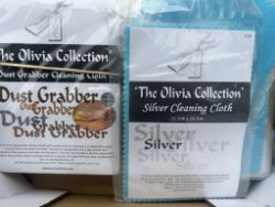 10 X BUST GRABBER DUST CLOTHS + 50 X SILVER CLEANING CLOTHES