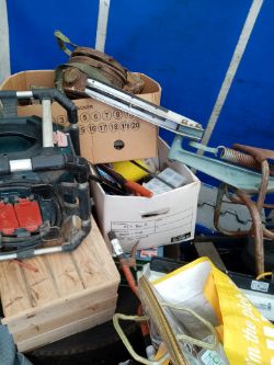 LARGE QUANTITY OF TOOLS, ACCESSORIES, LAWNMOWERS, INDUSTRIAL ETC