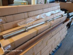 43 OLYMPICS CURL BARS WITH SPRING CLIPS