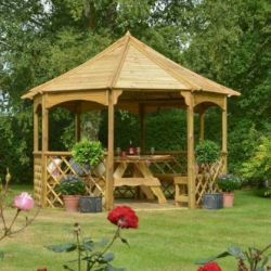 WOODEN GARDEN GAZEBO RRP £2499