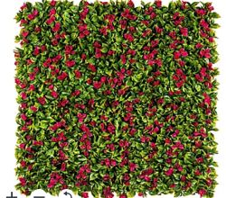BRAND NEW BOUGAINVILLEA SQUARE ARTIFICIAL PLANT WALL, (H)1M (W)1M