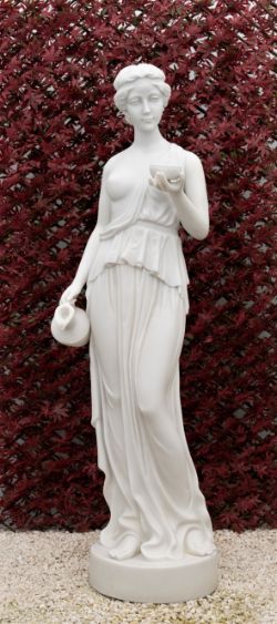 GORGEOUS LIFESIZE TERRAZO MARBLE GARDEN STATUE