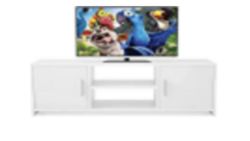 TV STAND IN WHITE BRAND NEW BOXED