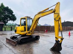 KOMATSU PC45 TRACKED EXCAVATOR *3860 HOURS* C/W FRONT BLADE