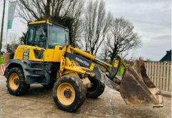 KOMATSU WA115 4WD LOADING SHOVEL * 5759 HOURS * C/W BUCKET.