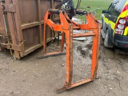 FIELDEN ROTATING BLOCK GRAB GOOD WORKING ORDER FORKLIFT TELEHANDLER WAGON