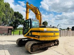 JCB JS130 TRACKED EXCAVATOR C/W QUICK HITCH & BUCKET