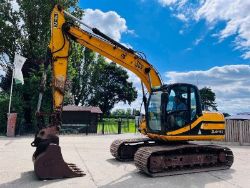 JCB JS145 TRACKED EXCAVATOR C/W QUICK HITCH AND BUCKET