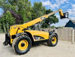 CATERPILLAR TH330 4WD TELEHANDLER * YEAR 2008,AG SPEC * C/W PICK UP HITCH