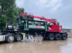 TABARELLI S5000 TOWABLE SCRAP BALER *YEAR 2017, ONLY 3711 HOURS* C/W CRANE & GRAB