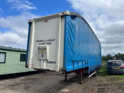 2009 DONBUR DOUBLE DECK CURTAINSIDER STEPFRAME TEST 30/10/2023 DRUM BRAKES ROR
