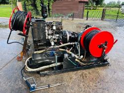 HARBEN 105-121 3000PSI JET WASH *502 HOURSE* C/W PERKINS ENGINE